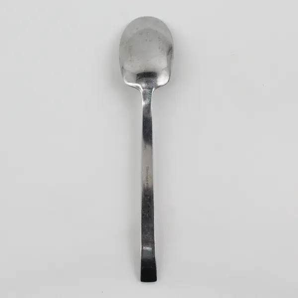 IKEA Stainless Steel Teaspoon Lard Pattern Glossy Flat Tip 