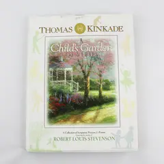 A Child's Garden of Verses Thomas Kinkade Artwork Compiled June Ford 1999 HC DJ