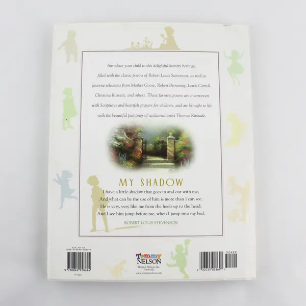 A Child's Garden of Verses Thomas Kinkade Artwork Compiled June Ford 1999 HC DJ