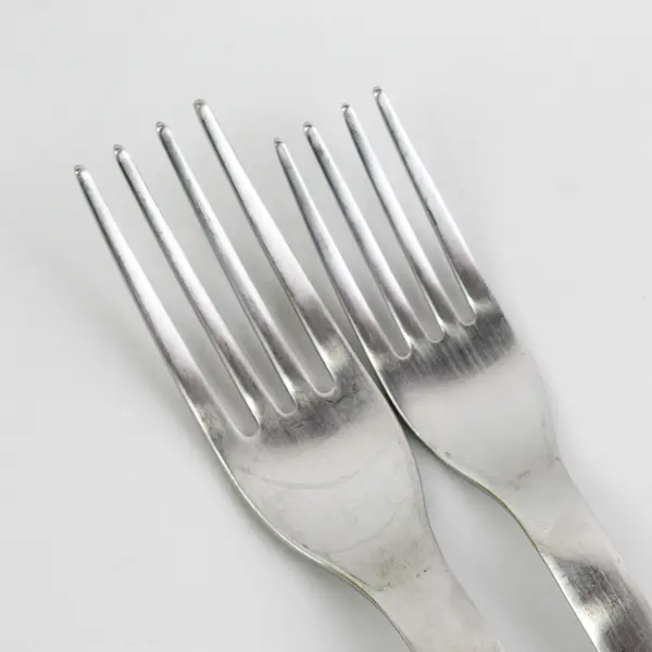 Set of 6 IKEA 365+ Stainless Steel Silverware 3 Dining Forks and 3 Salad Forks