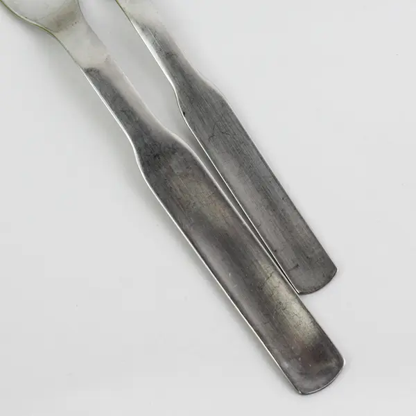 Set of 6 IKEA 365+ Stainless Steel Silverware 3 Dining Forks and 3 Salad Forks