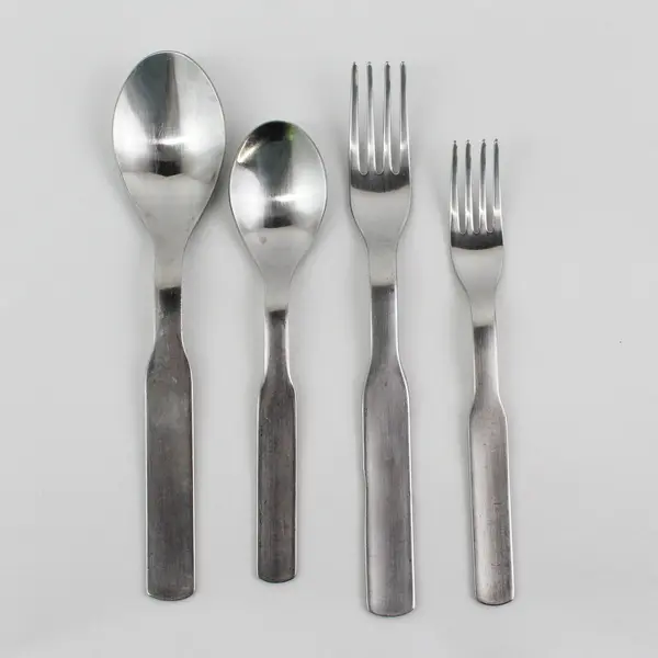 Set of 4 IKEA 365+ Stainless Steel Salad Fork Dining Fork Soup Spoon Teaspoon