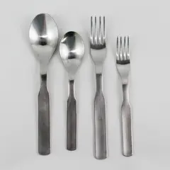 Set of 4 IKEA 365+ Stainless Steel Salad Fork Dining Fork Soup Spoon Teaspoon