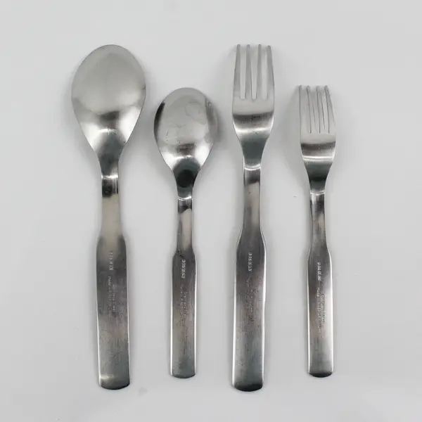 Set of 4 IKEA 365+ Stainless Steel Salad Fork Dining Fork Soup Spoon Teaspoon