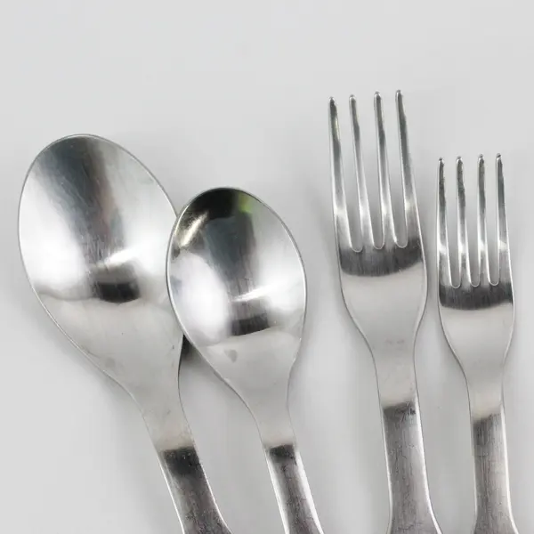 Set of 4 IKEA 365+ Stainless Steel Salad Fork Dining Fork Soup Spoon Teaspoon