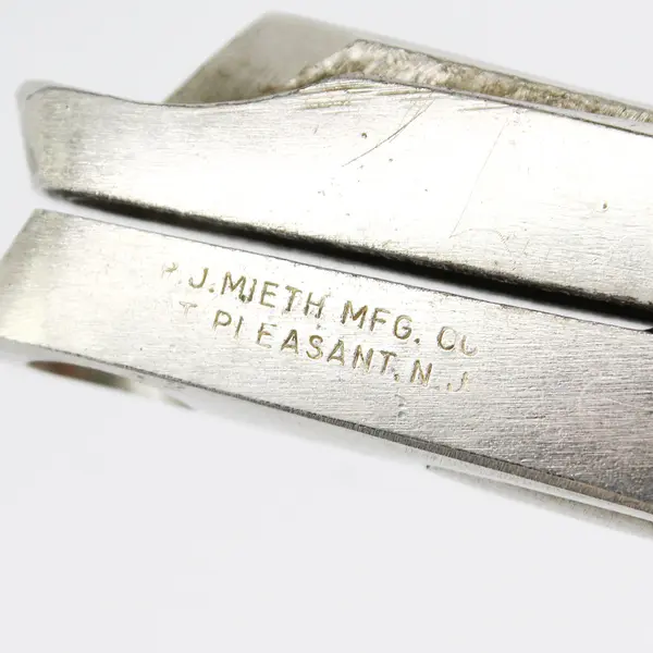 Vintage P.J Mieth MFG Train Conductor Stamp Ticket Punch - Triangle Shape