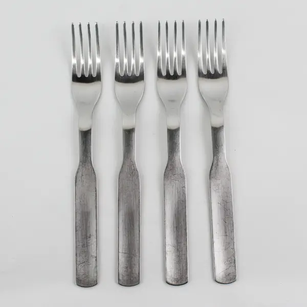 Lot of 4 IKEA 365+ Stainless Steel Silverware  Dining Forks