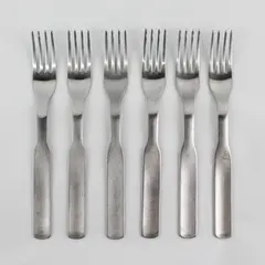 Lot of 6 IKEA 365+ Stainless Steel Silverware  Dining Forks