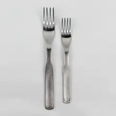 Set of 2 IKEA 365+ Stainless Steel Forks includes Salad Fork and Dining Fork 