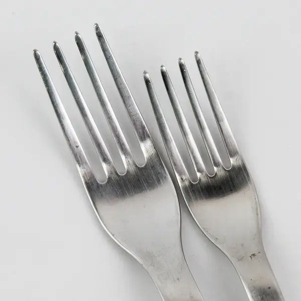 Set of 2 IKEA 365+ Stainless Steel Forks includes Salad Fork and Dining Fork 