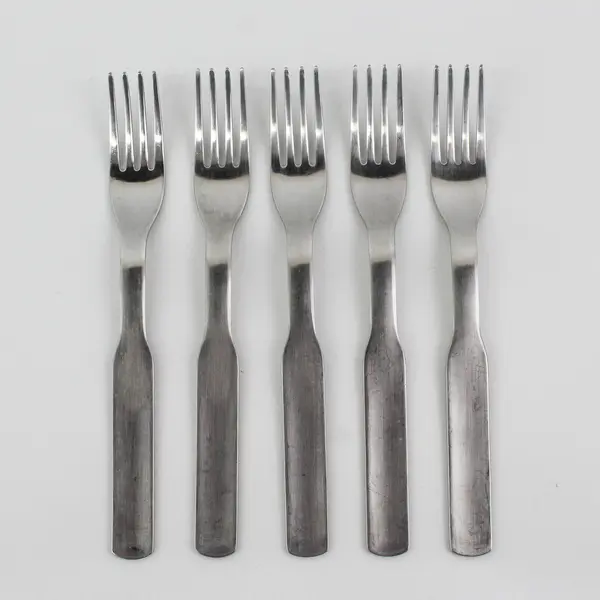 Lot of 5 IKEA 365+ Stainless Steel Silverware  Flatware Salad Forks