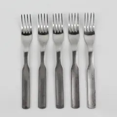 Lot of 5 IKEA 365+ Stainless Steel Silverware  Flatware Salad Forks