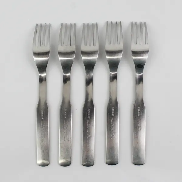 Lot of 5 IKEA 365+ Stainless Steel Silverware  Flatware Salad Forks