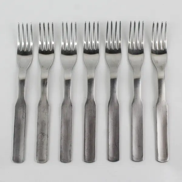 Lot of 7 IKEA 365+ Stainless Steel Silverware  Flatware Salad Forks