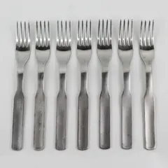 Lot of 7 IKEA 365+ Stainless Steel Silverware  Flatware Salad Forks