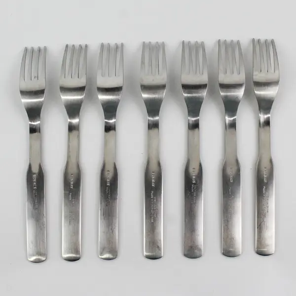 Lot of 7 IKEA 365+ Stainless Steel Silverware  Flatware Salad Forks