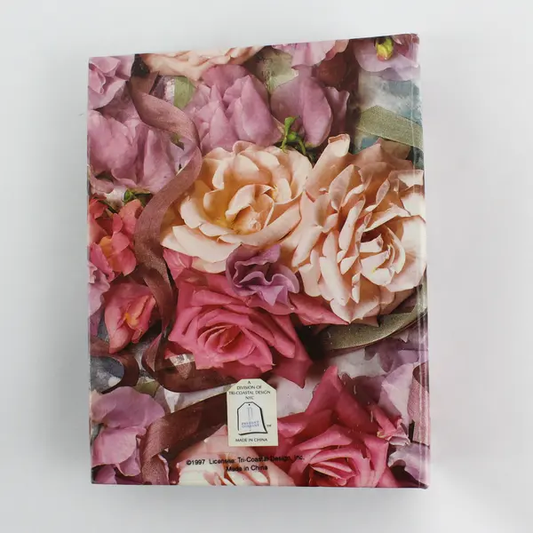 Tri Coastal Design Floral Cover 94 4x6 Photo Album 1997 Hardcover Fits 94 4x6 