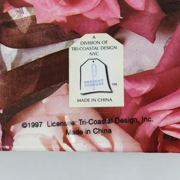 Tri Coastal Design Floral Cover 94 4x6 Photo Album 1997 Hardcover Fits 94 4x6 