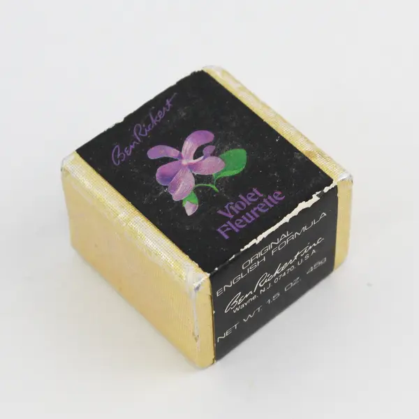 Lot of 2 Ben Rickert Vintage Bath Cubes, 1.5 oz. Each Violet & Lavender