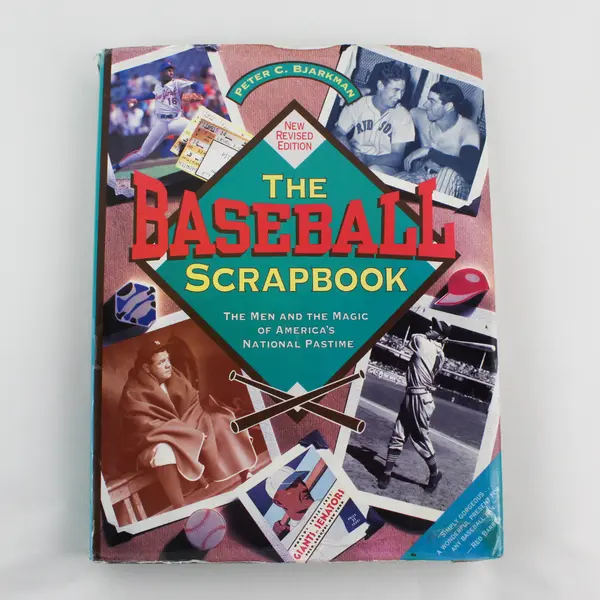 Vintage The Baseball Scrapbook by Peter C. Bjarkman 1995 Hardcover Dust Jacket 