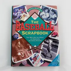 Vintage The Baseball Scrapbook by Peter C. Bjarkman 1995 Hardcover Dust Jacket 
