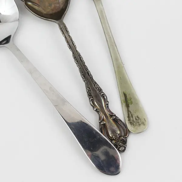 Lot of 3 Mismatched Stainless Steel Sugar Spoons Various Brands