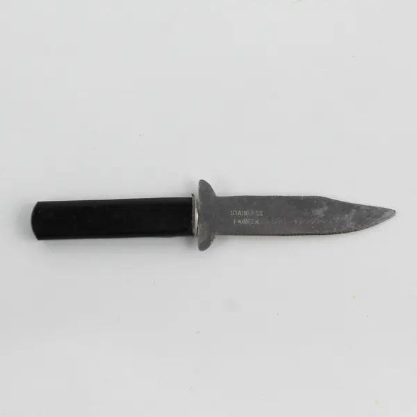 Vintage Pioneer Stainless Steel Fixed Blade Knife (Small) - 4" Total w/ 2" Blade
