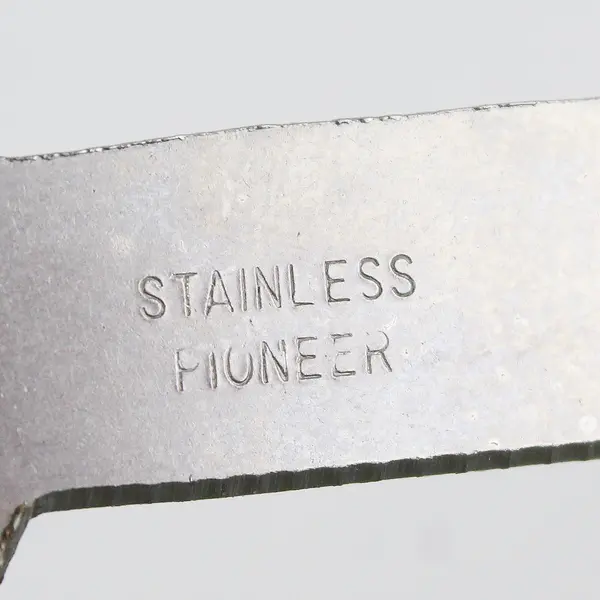 Vintage Pioneer Stainless Steel Fixed Blade Knife (Small) - 4" Total w/ 2" Blade