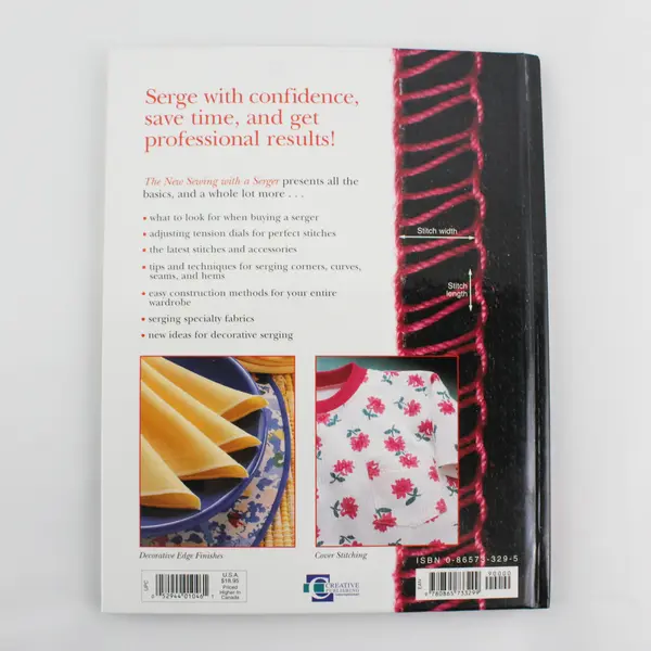 The New Sewing With a Serger Singer Sewing Reference Library 1998 Hardcover Good