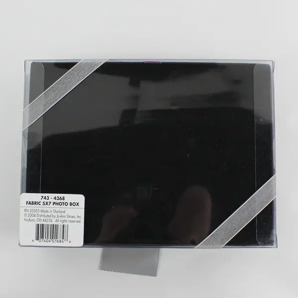 NWT Jo-Ann's 2004 Fabric 5x7 Photo Box - Deep Purple - Never Used New in Box