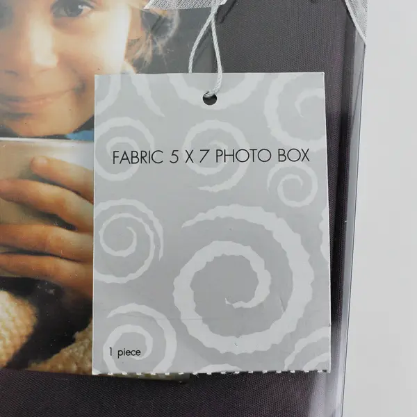 NWT Jo-Ann's 2004 Fabric 5x7 Photo Box - Deep Purple - Never Used New in Box