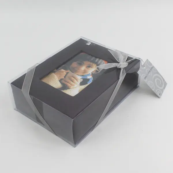 NWT Jo-Ann's 2004 Fabric 5x7 Photo Box - Deep Purple - Never Used New in Box