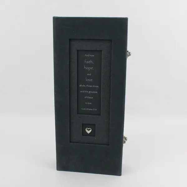 New Seasons Christian Faith Blue Velvet Quad-Folding Photo Album 5x7/152 Slots