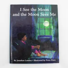 Vintage I See the Moon and the Moon Sees Me Jonathan London 1996 HC Illustrated
