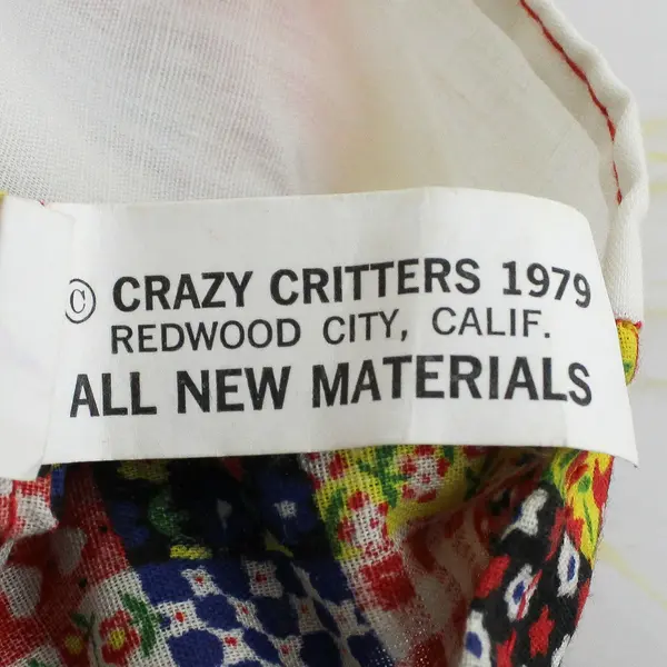 Vintage 1979 Crazy Critters Pepper Floyd Muppet-Style Hand Puppet
