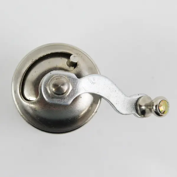 Unbranded Silver-Toned Turkish Spice Grinder Mill - Floral Embossing Patterns 3"