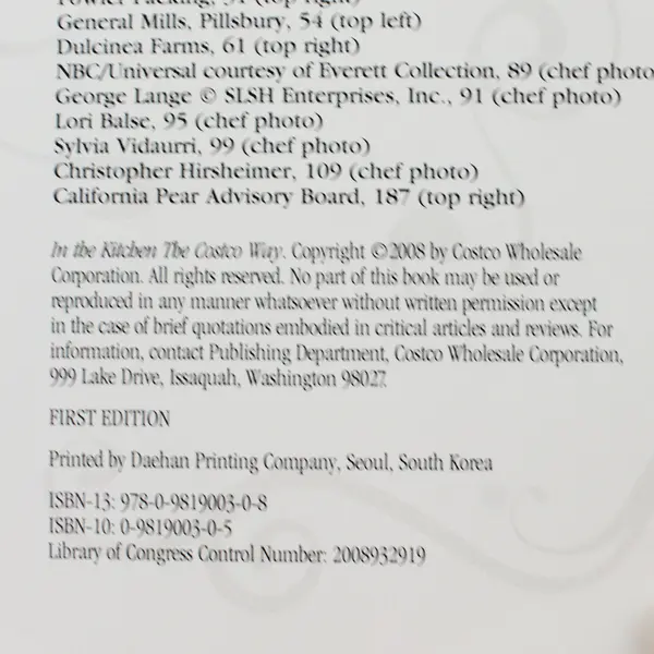 In the Kitchen The Costco Way Fantastic Recipes Using Costco Products 2008 PB