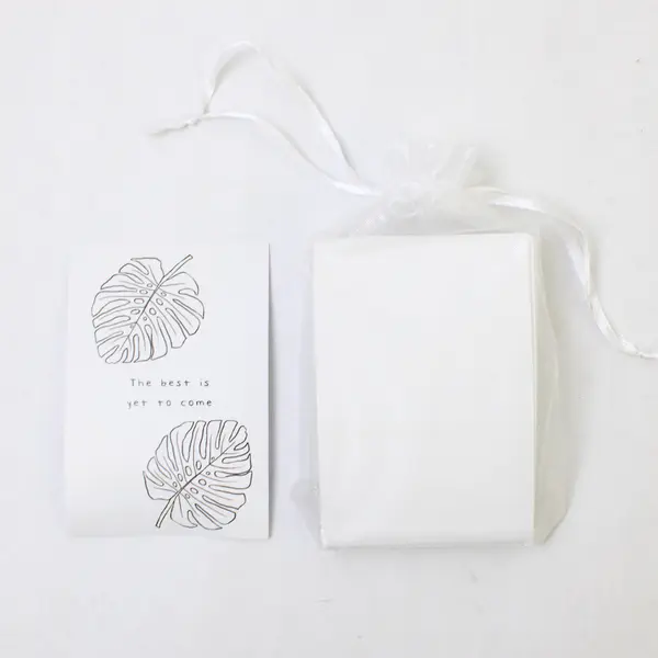 Young's Inc Solid White Floral Patterned Ceramic Card/Polaroid Holder 4.75" Tall