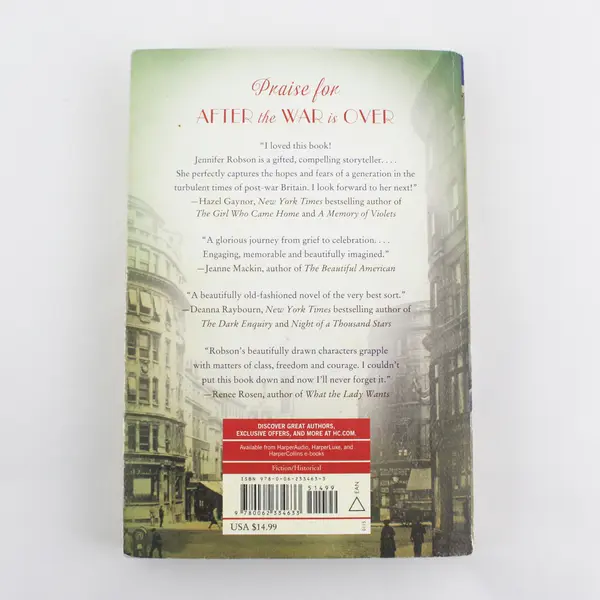 After the War Is Over Jennifer Robson 2015 1st Edition PB PS Insights & More 