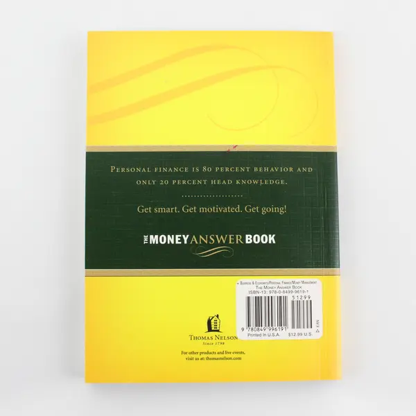 The Money Answer Book Quick Answers to Financial Questions Dave Ramsey 2004 PB