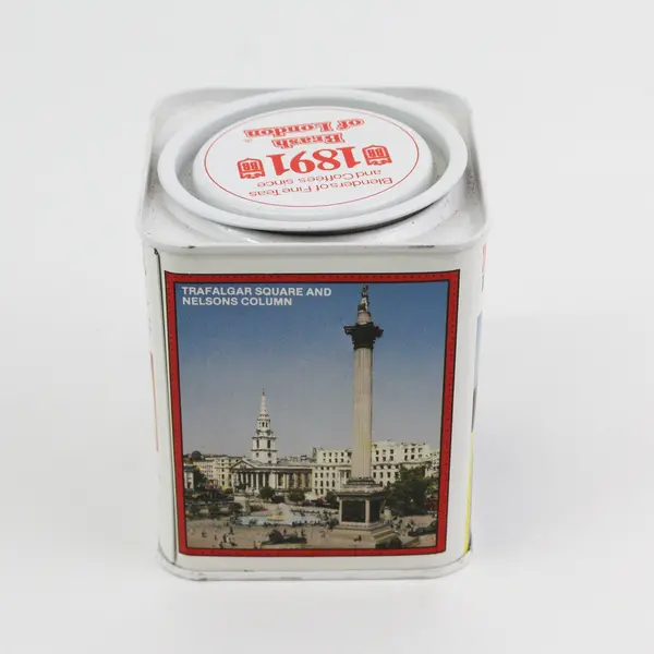 Brash of London English Breakfast Empty Tea Tin London Scenes  Small 3" x 2"