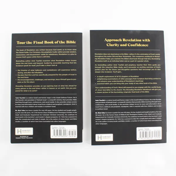 2-Book Set Revealing Revelation Amir Tsarfati Textbook & Workbook 2022 Paperback