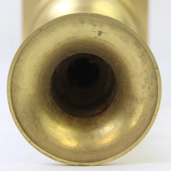 Unbranded Brass Beehive Tapered Candlestick Holder Made In Japan 9.5" Tall