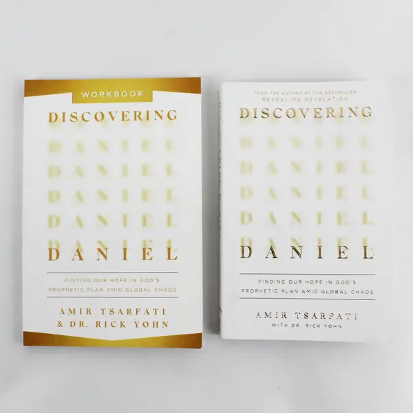 2-Book Set Discovering Daniel Amir Tsarfati Textbook & Workbook 2024 Paperback