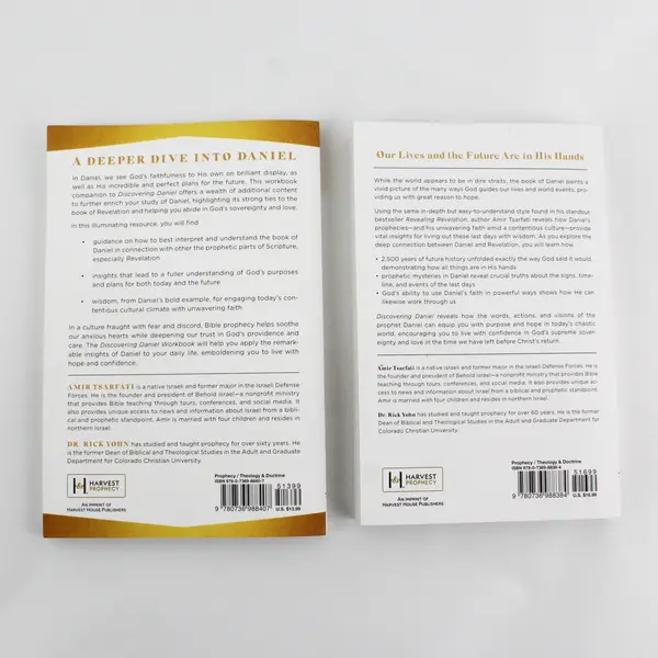 2-Book Set Discovering Daniel Amir Tsarfati Textbook & Workbook 2024 Paperback