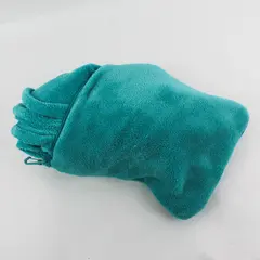 Old Navy Teal Foldable Blanket-to-Pillow w/Zipper Case 48"x30"