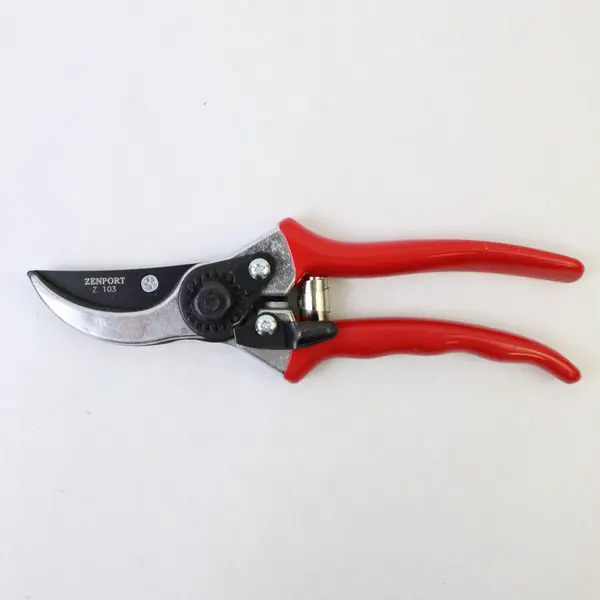 Zenport Red/Black Metal Gardening Tool Handheld Swiss-Style Pruning Shears Z103