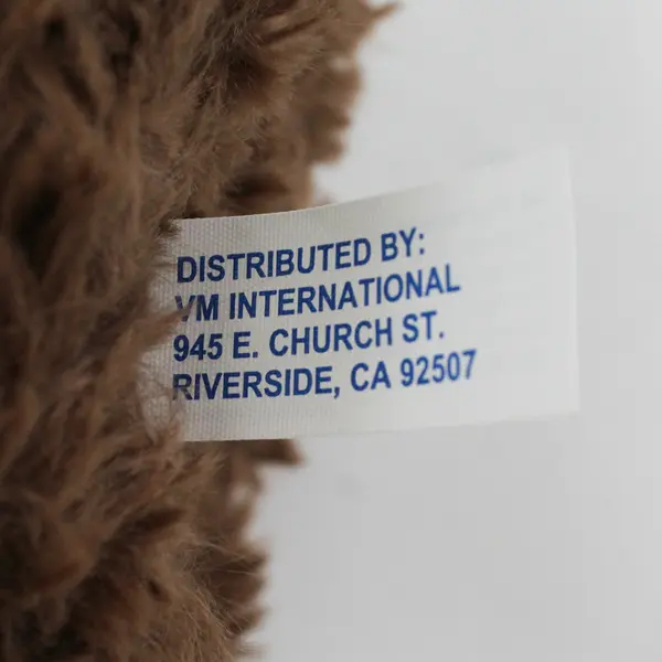 VM International Brown Super Plush Teddy Bear - 9.5" Tall - In Sitting Position