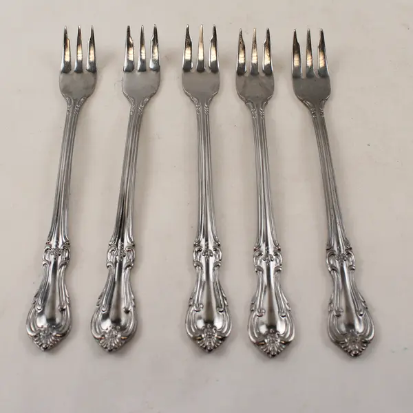 Lot of 5 Salem Victoria Stainless Cocktail/Seafood Forks