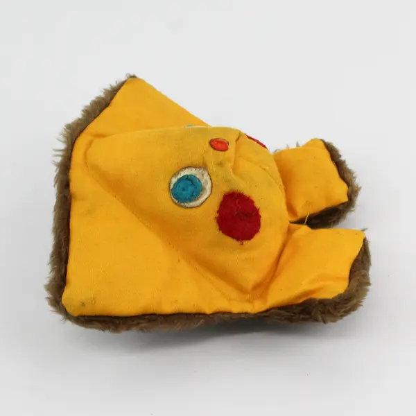 Vintage 1970's Fisher-Price 416 Squeak-A-Boo Starfish Baby Toy Rattle Plush 